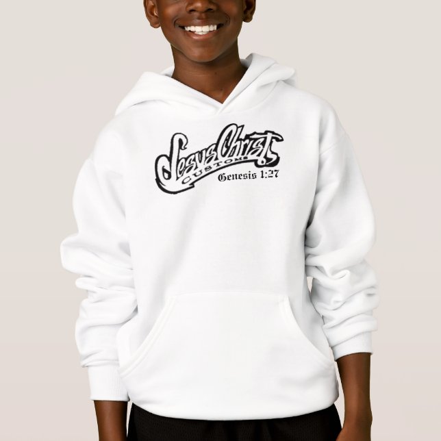 Jesus Christ Customs (Black on White) (Front)