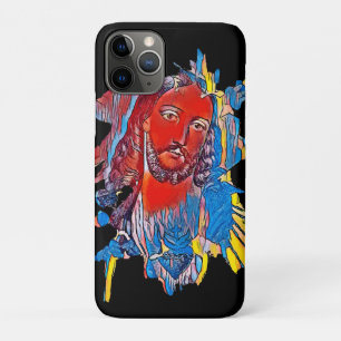 Jesus Christ Face sacred heart Abstract art Case-Mate iPhone Case
