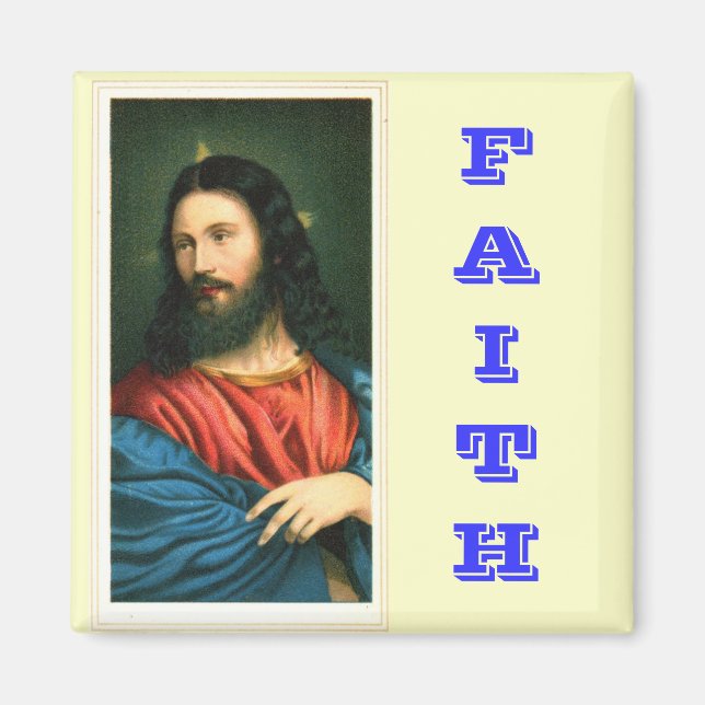 Jesus Christ Faith Magnet (Front)