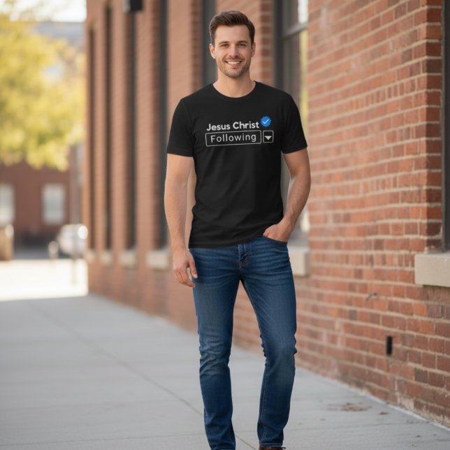 Jesus Christ Following Bible Faith Christian T-Shirt (Creator Uploaded)