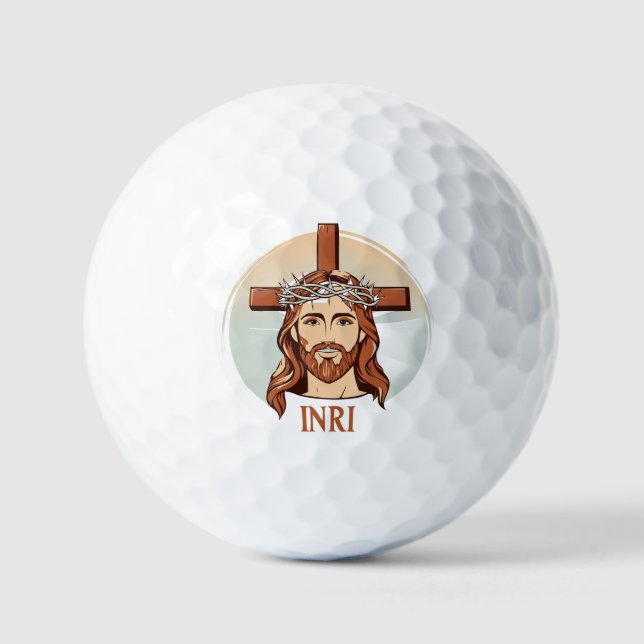 Jesus Christ Golf Balls (Front)