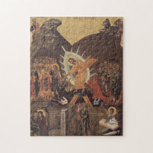 Jesus Christ Harrowing of Hell Orthodox Icon  Jigsaw Puzzle