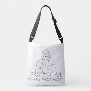 Jesus Christ - I Protect You Crossbody Bag