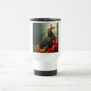 Jesus Christ in the Garden Travel Mug