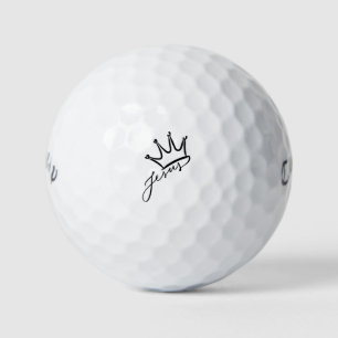 Jesus Christ Is King Christian Church Faith Gift Golf Balls