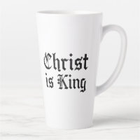 Jesus Christ Is King Gothic Blackletter Grunge Art