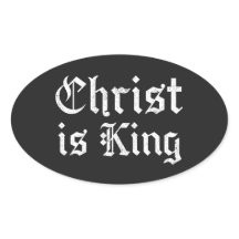 Jesus Christ Is King Gothic Blackletter Grunge Art