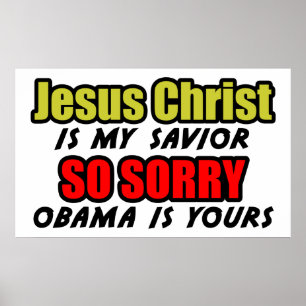 Jesus Christ Is My Saviour Poster