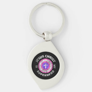 Jesus Christ Is My Superhero Jesus Key Ring