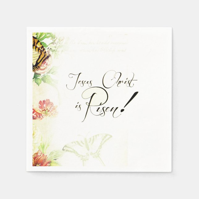 Jesus Christ is risen Napkins (Front)