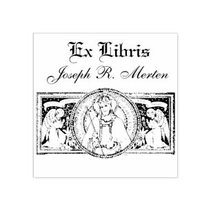 Jesus Christ King of Kings Black & White Line Art Rubber Stamp