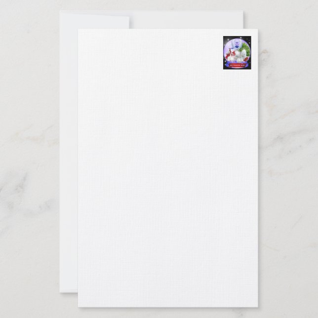 Jesus Christ Lamb Of God Has Risen Stationery (Front)