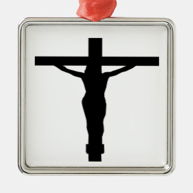 JESUS CHRIST METAL TREE DECORATION (Front)