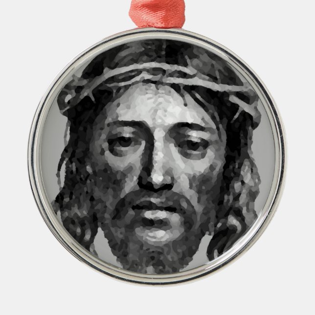 JESUS CHRIST METAL TREE DECORATION (Front)