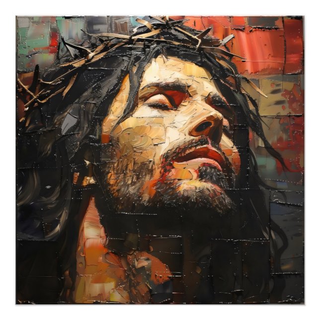 Jesus Christ Modern Photo Print (Front)