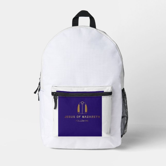 Jesus Christ of Nazareth backpack follow me (Front)