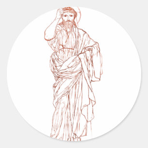 Jesus Christ of Nazareth Son of God Classic Round Sticker