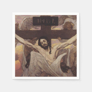 Jesus Christ on the Cross Napkin