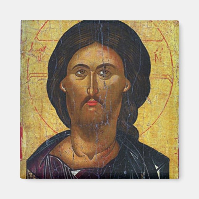Jesus Christ Orthodox Christian Icon Magnet (Front)