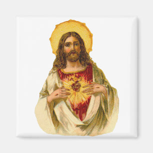 Jesus Christ our Lord Sacred Heart Magnet