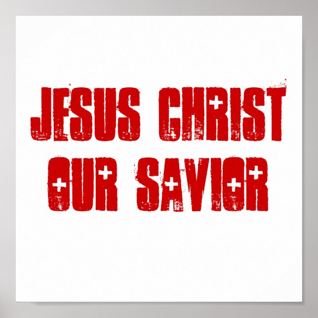 JESUS CHRIST OUR SAVIOR poster (Front)