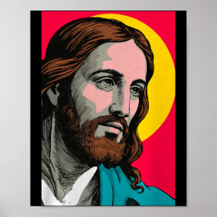 Jesus Christ P Art Religious Easter & Christma Poster