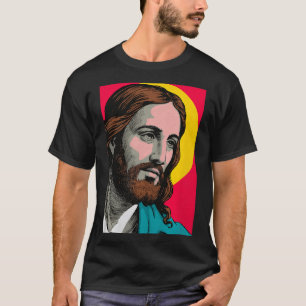 Jesus Christ P Art Religious Easter &amp; Christma T-Shirt