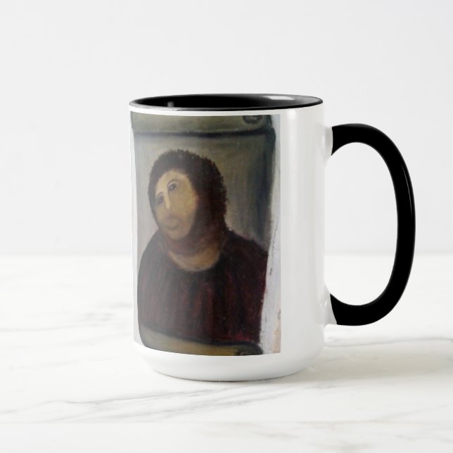 jesus christ painting mug (Right)
