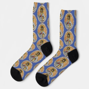 Jesus Christ Pantocrator  dome of the Church Socks