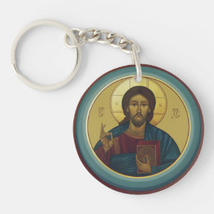 Jesus Christ Pantocrator  Key Ring