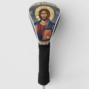 Jesus Christ Pantocrator Lord of All Orthodox Icon Golf Head Cover