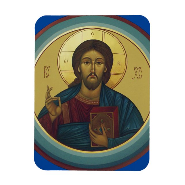 Jesus Christ Pantocrator  Magnet (Vertical)