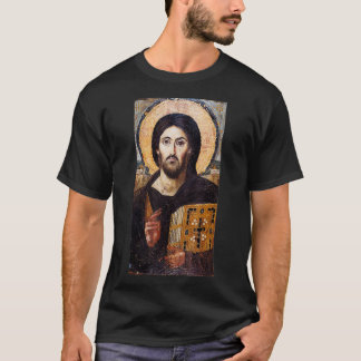 Jesus Christ Pantocrator Sinai Orthodox Christian  T-Shirt