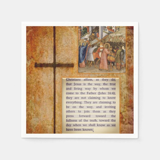 Jesus Christ Paper Napkins (Front)
