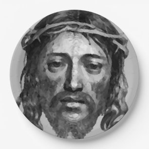 JESUS CHRIST PAPER PLATE