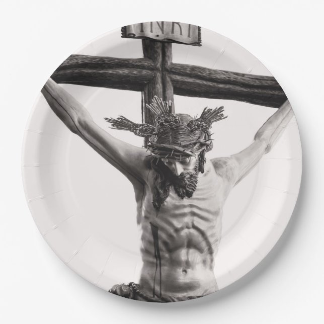 JESUS CHRIST  PAPER PLATE (Front)