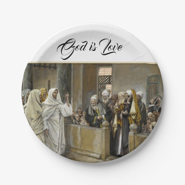 Jesus Christ Paper plates (Front)