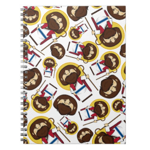 Jesus Christ Patterned Notebook