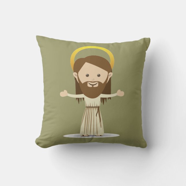 Jesus Christ Pillow (Front)