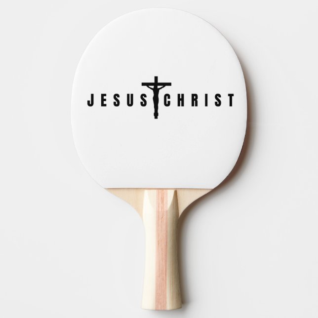Jesus Christ Ping Pong Paddle (Front)