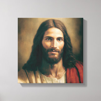Jesus Christ Portrait On Canvas 12x12