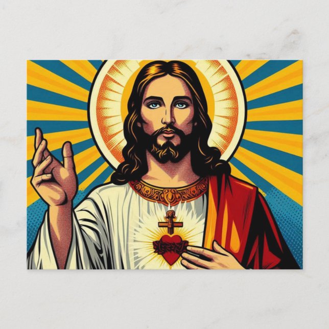 Jesus Christ  Postcard (Front)