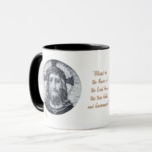 Jesus Christ & Prayer "Psalm 113:2 Bless" Coffee M Mug