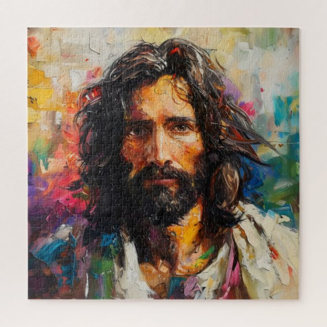Jesus Christ Religion Colour Jigsaw Puzzle (Vertical)