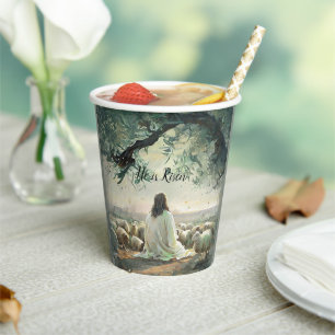 Jesus Christ Religious Easter Catholic  Paper Cups