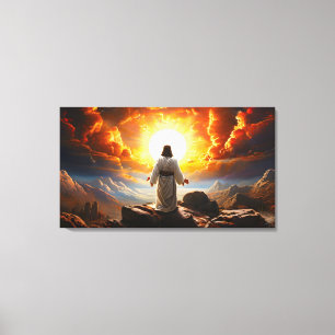 Jesus Christ resurrection  Canvas Print