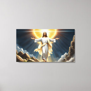 Jesus Christ resurrection Canvas Print
