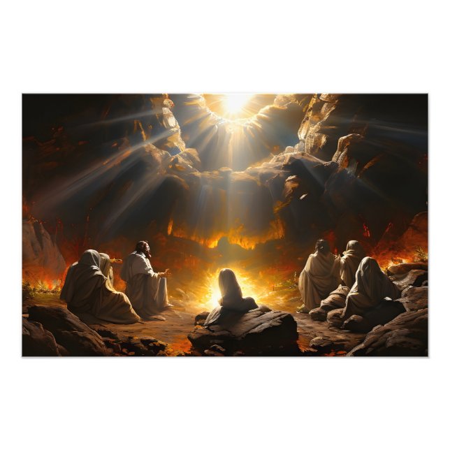 Jesus Christ resurrection  Photo Print (Front)