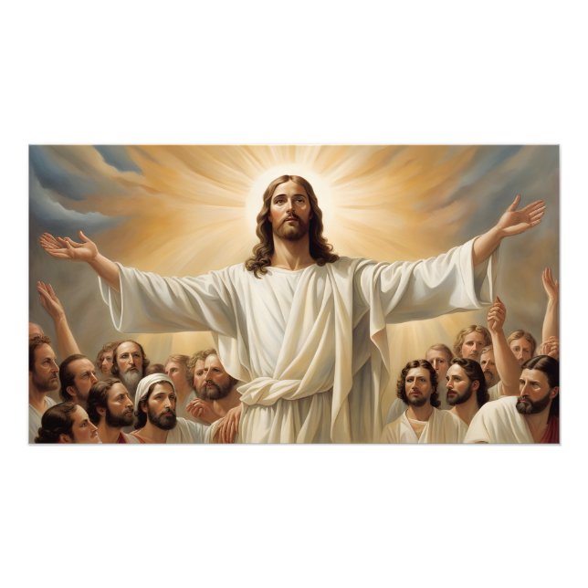 Jesus Christ resurrection  Photo Print (Front)