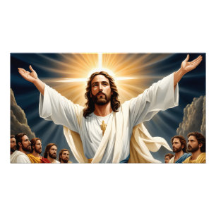 Jesus Christ resurrection Photo Print